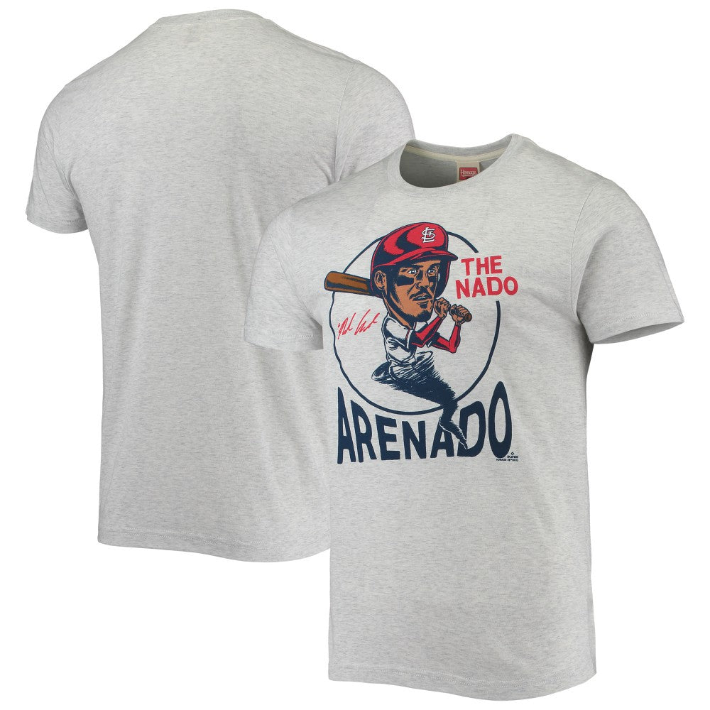 Nolan Arenado St. Louis Cardinals Homage Caricature Tri-Blend T-Shirt Clearance