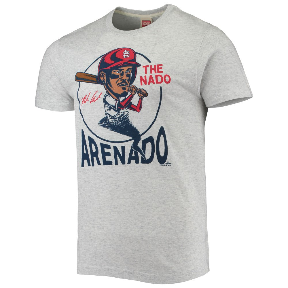 Nolan Arenado St. Louis Cardinals Homage Caricature Tri-Blend T-Shirt Clearance