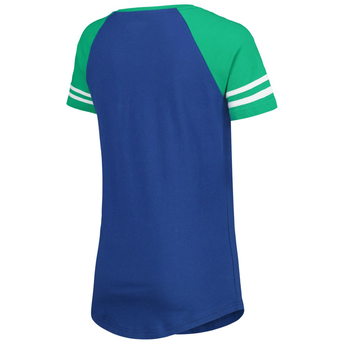 Seattle Seahawks New Era Women's Legacy Lace-Up Raglan T-Shirt Royal/Green - NFL