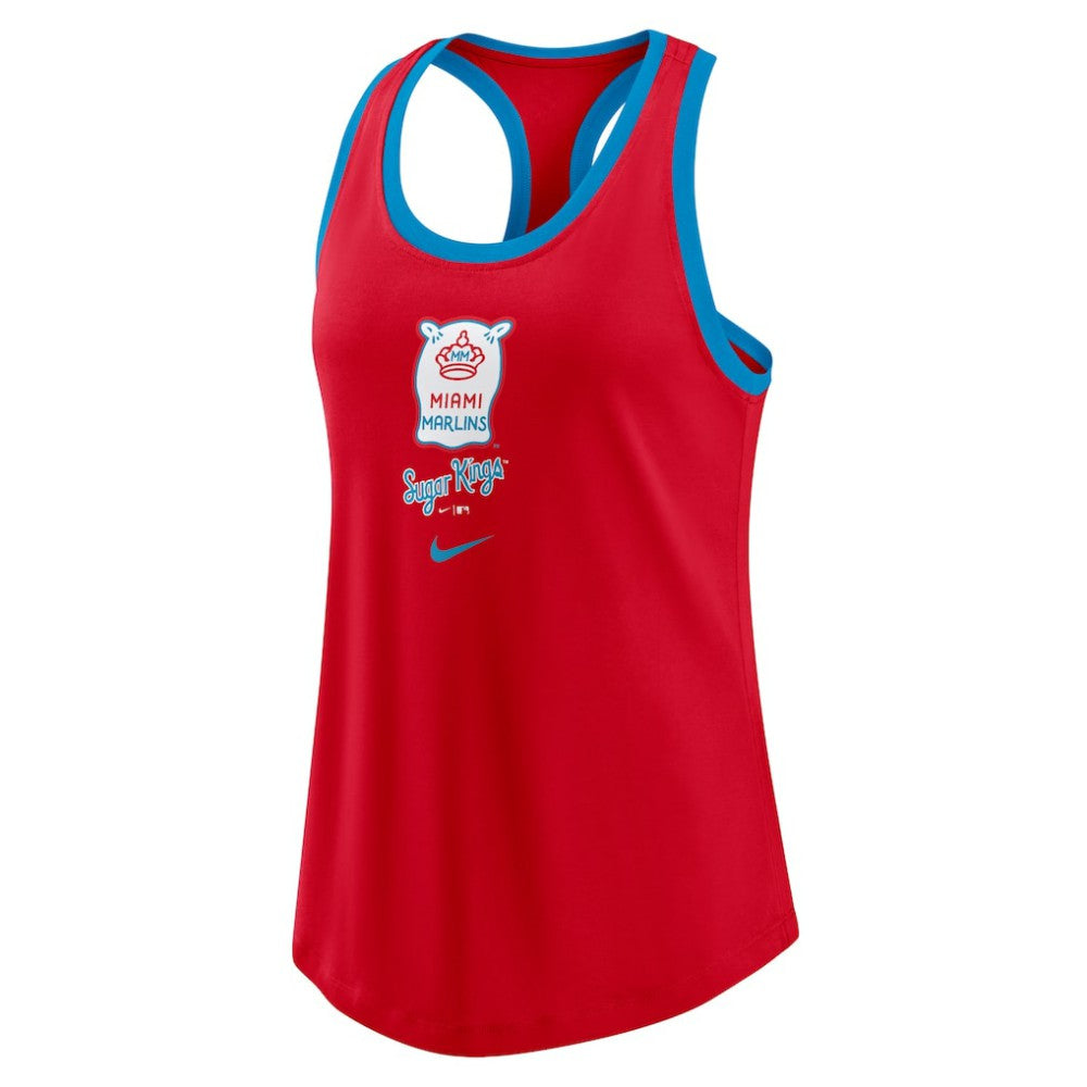 Miami Marlins Nike Women's City Connect Tri-Blend Tank Top for sale