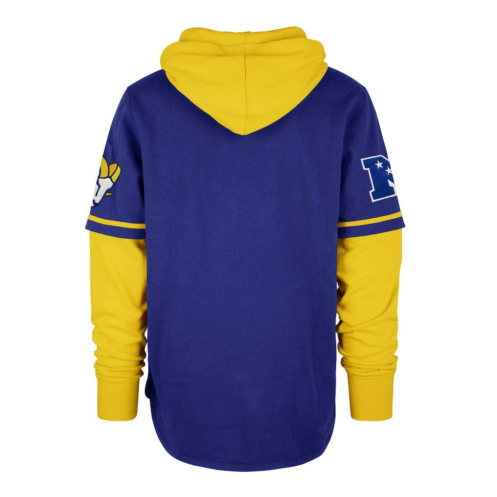 Los Angeles Rams '47 Shortstop Pullover Hoodie Royal - 47 brand