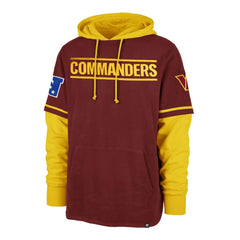 Washington Commanders '47 Shortstop Pullover Hoodie Burgundy - 47 brand