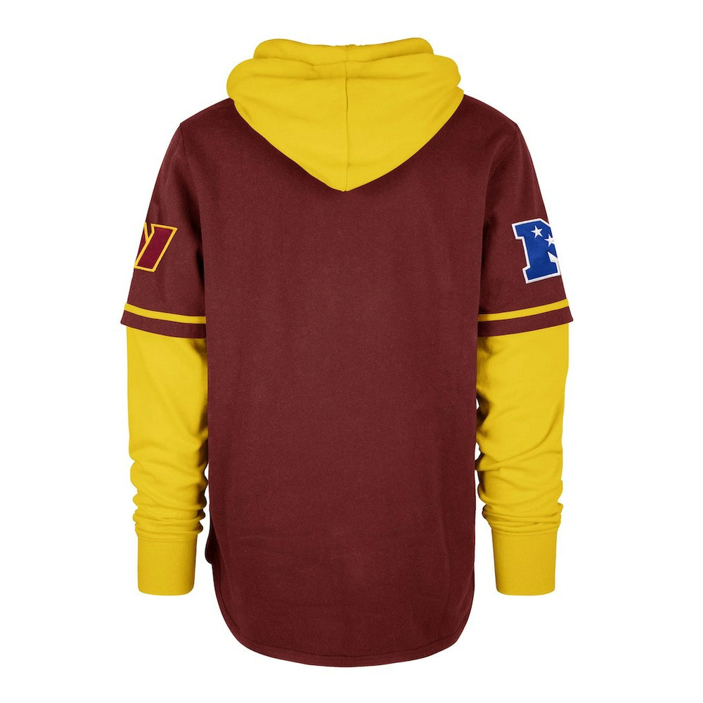 Washington Commanders '47 Shortstop Pullover Hoodie Burgundy - 47 brand