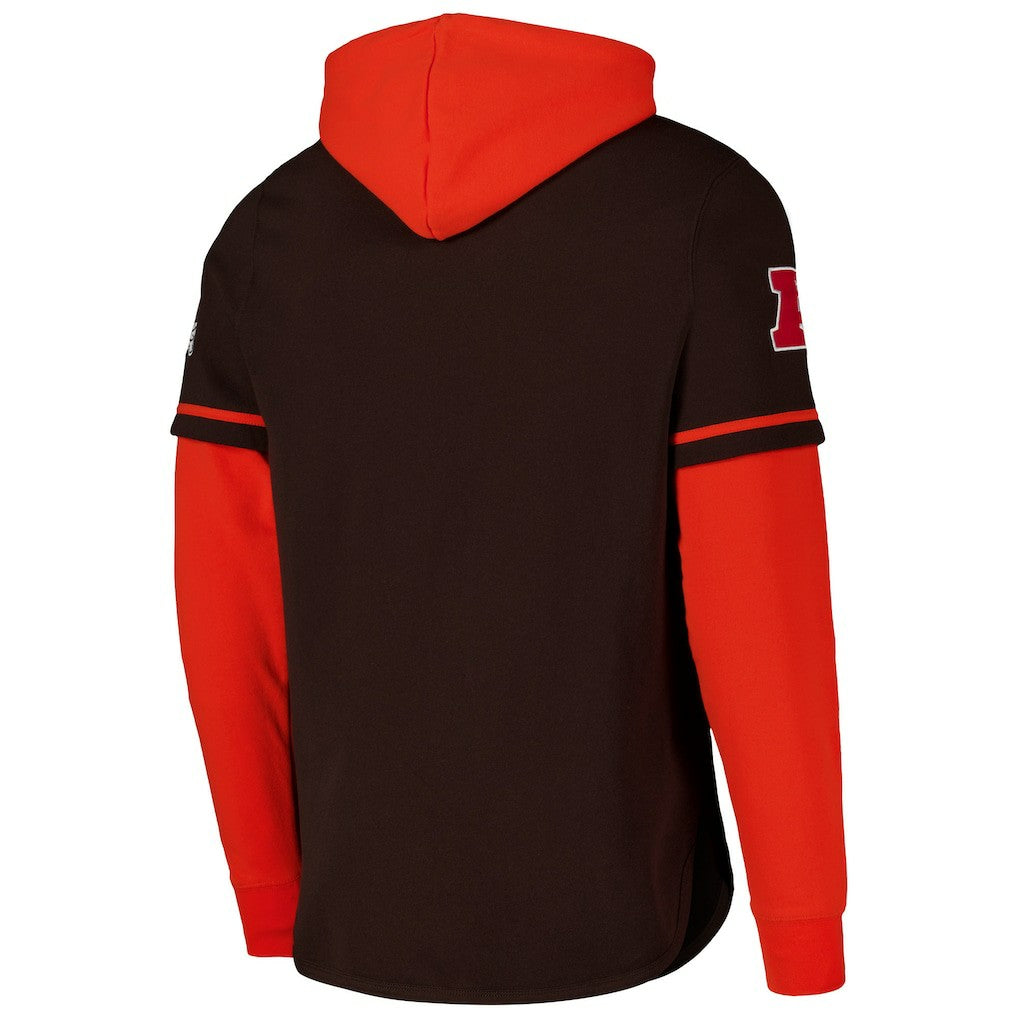 Cleveland Browns '47 Shortstop Pullover Hoodie Brown - 47 brand