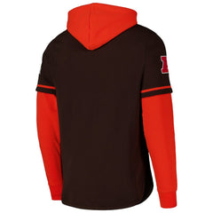 Cleveland Browns '47 Shortstop Pullover Hoodie Brown - 47 brand