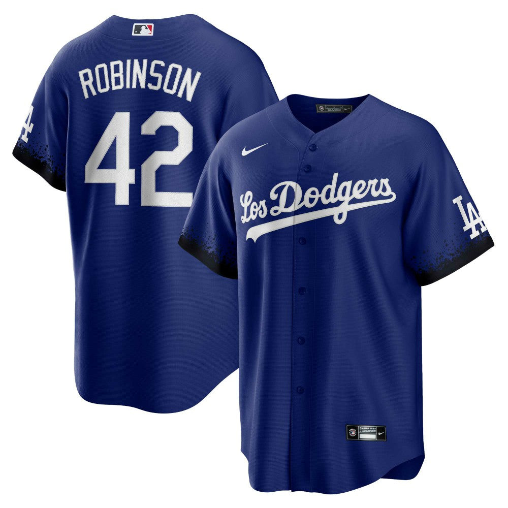Jackie Robinson Los Angeles Dodgers Nike City Connect Replica Player Jersey - Royal | MLB Jerseys
