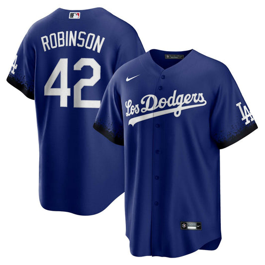 Jackie Robinson Los Angeles Dodgers Nike City Connect Replica Player Jersey - Royal | MLB Jerseys