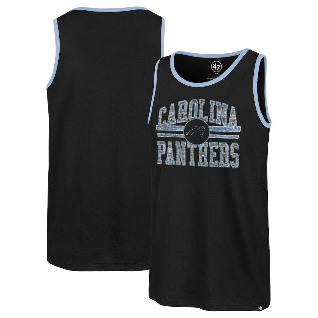 Carolina Panthers '47 Winger Franklin Tank Top Black - 47 brand