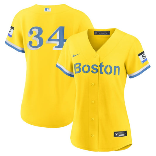 David Ortiz Boston Red Sox Nike Women's City Connect Replica Player Jersey - Gold | MLB Jerseys