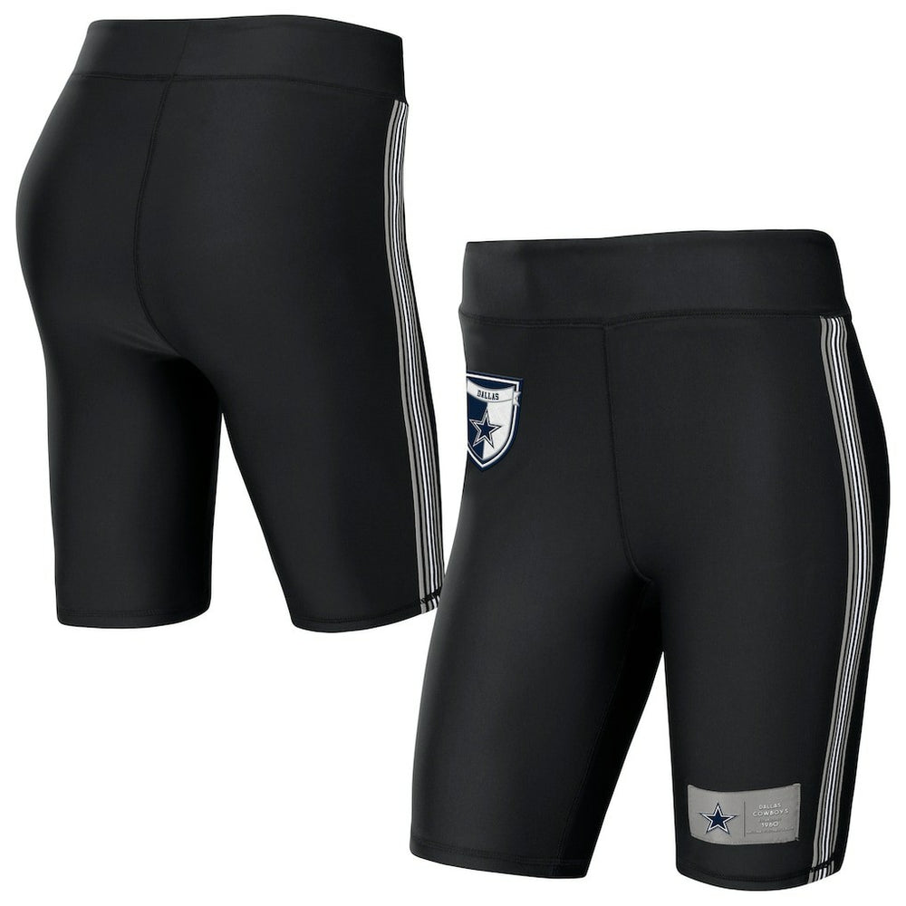 Dallas Cowboys WEAR by Erin Andrews Women's Biker Shorts Black - NFL