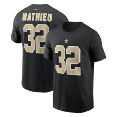 Tyrann Mathieu New Orleans Saints Player Name & Number T-Shirt Black - Nike