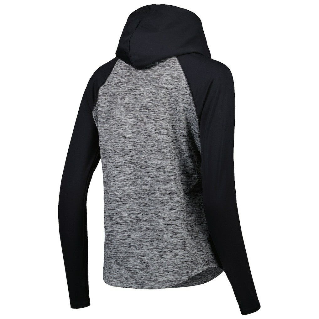 Washington Commanders G-III 4Her by Carl Banks Women's Championship Ring Raglan Pullover Hoodie Heathered Gray/Black - NFL