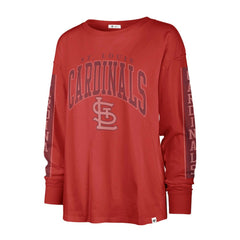 St. Louis Cardinals '47 Women's Statement Long Sleeve T-Shirt discount