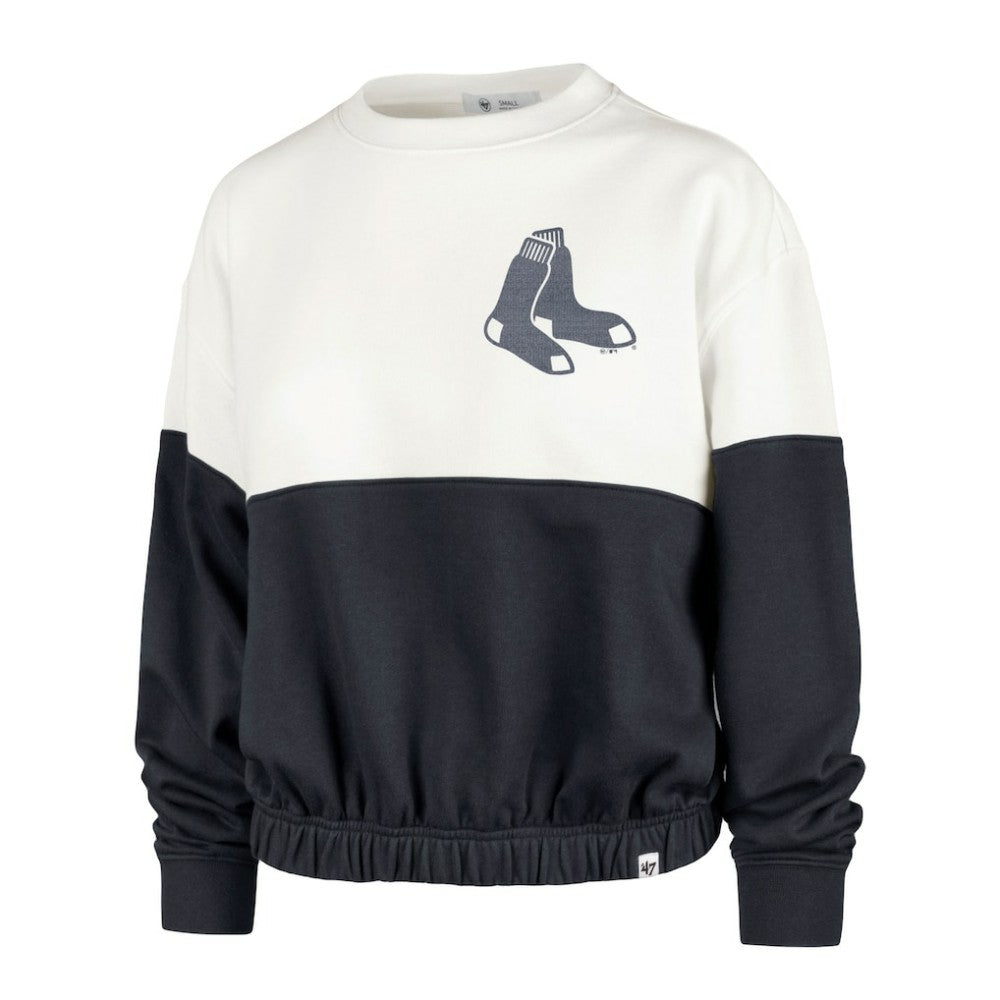 Boston Red Sox '47 Women's Take Two Bonita Pullover Sweatshirt Clearance