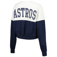 Houston Astros '47 Women's Take Two Bonita Pullover Sweatshirt Clearance