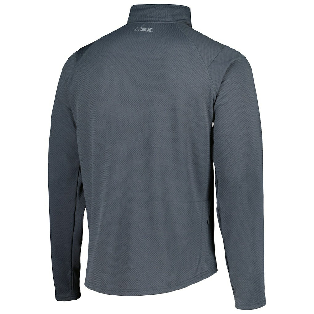 Cleveland Browns MSX by Michael Strahan Half-Zip Pullover Charcoal - NFL
