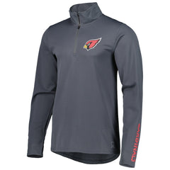Arizona Cardinals MSX by Michael Strahan Half-Zip Pullover Charcoal - NFL