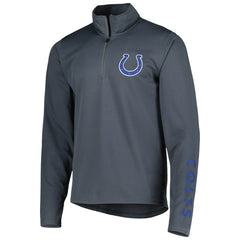 Indianapolis Colts MSX by Michael Strahan Half-Zip Pullover Charcoal - NFL