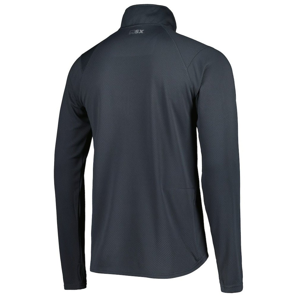 Carolina Panthers MSX by Michael Strahan Half-Zip Pullover Charcoal - NFL