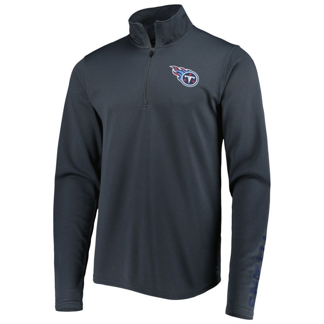 Tennessee Titans MSX by Michael Strahan Half-Zip Pullover Charcoal - NFL