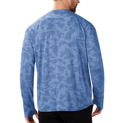 New York Giants MSX by Michael Strahan Performance Camo Long Sleeve T-Shirt Royal - NFL