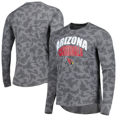 Arizona Cardinals MSX by Michael Strahan Performance Camo Long Sleeve T-Shirt Gray - NFL