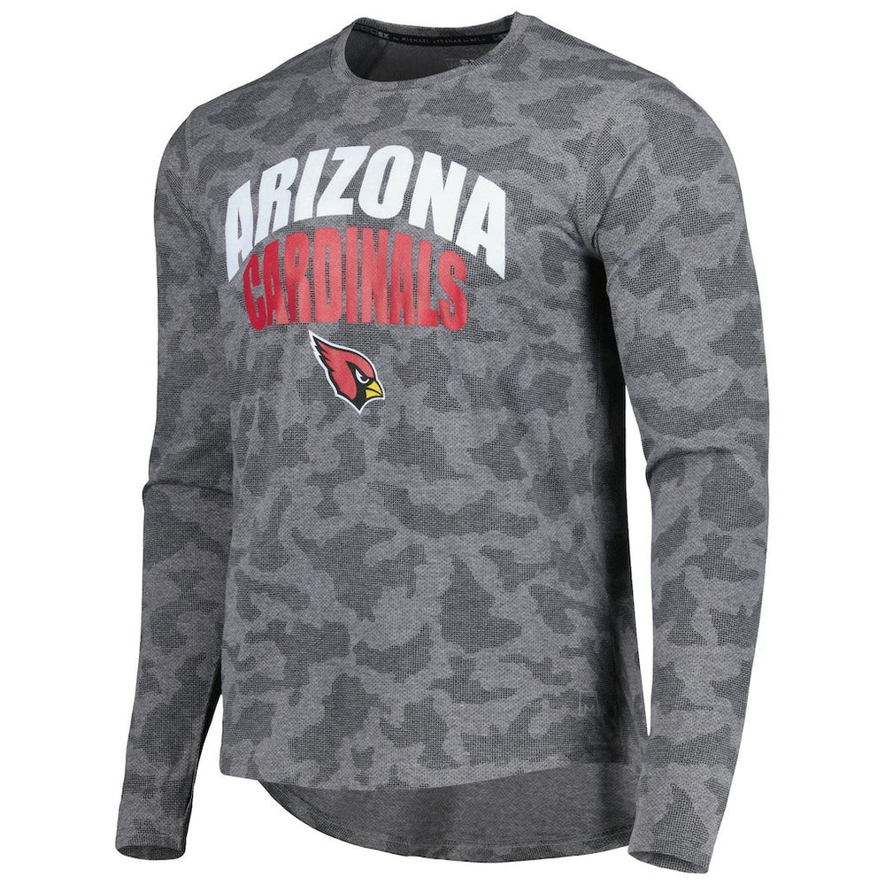 Arizona Cardinals MSX by Michael Strahan Performance Camo Long Sleeve T-Shirt Gray - NFL