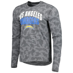 Los Angeles Chargers MSX by Michael Strahan Performance Camo Long Sleeve T-Shirt Black - NFL