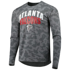 Atlanta Falcons MSX by Michael Strahan Performance Camo Long Sleeve T-Shirt Gray - NFL