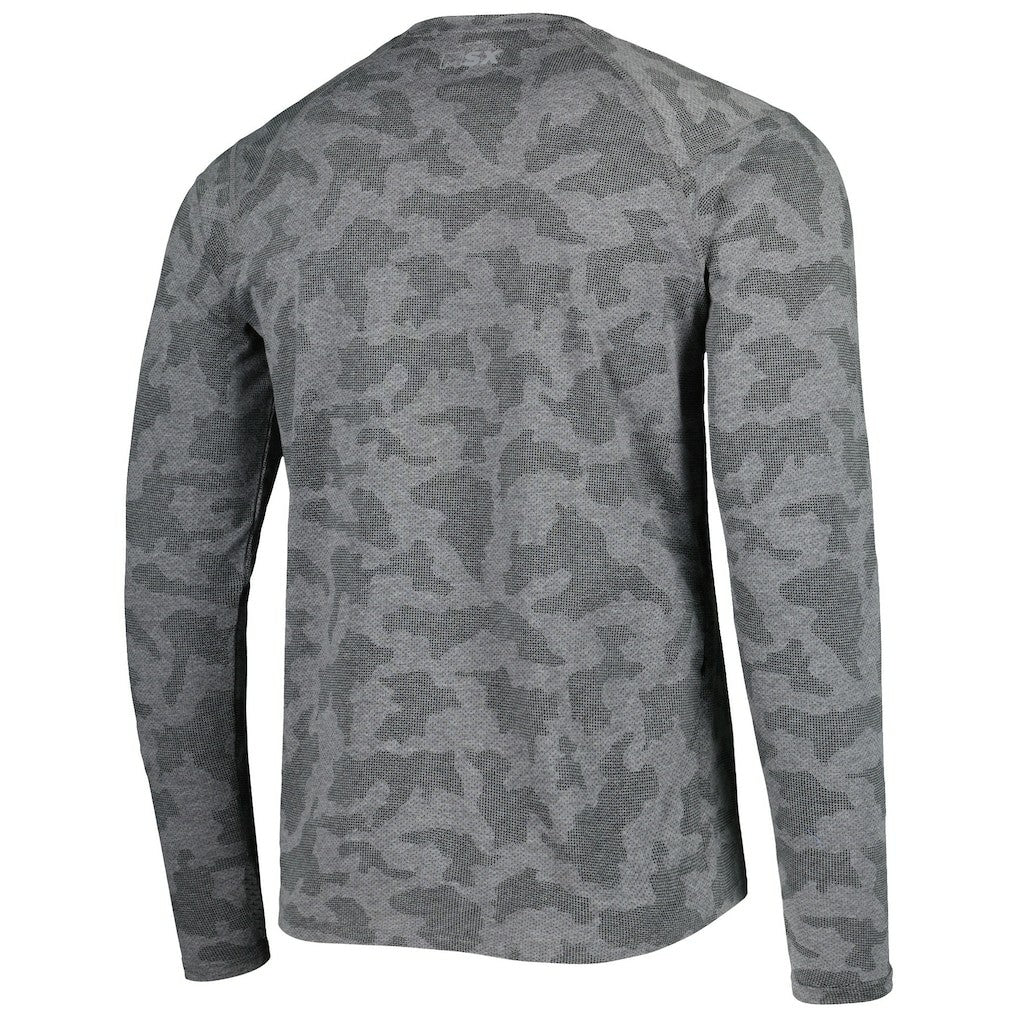 Minnesota Vikings MSX by Michael Strahan Performance Camo Long Sleeve T-Shirt Black - NFL
