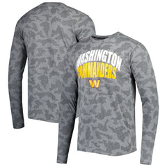 Washington Commanders MSX by Michael Strahan Performance Camo Long Sleeve T-Shirt Black - NFL