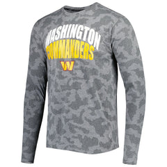 Washington Commanders MSX by Michael Strahan Performance Camo Long Sleeve T-Shirt Black - NFL