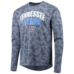 Tennessee Titans MSX by Michael Strahan Performance Camo Long Sleeve T-Shirt Navy - NFL
