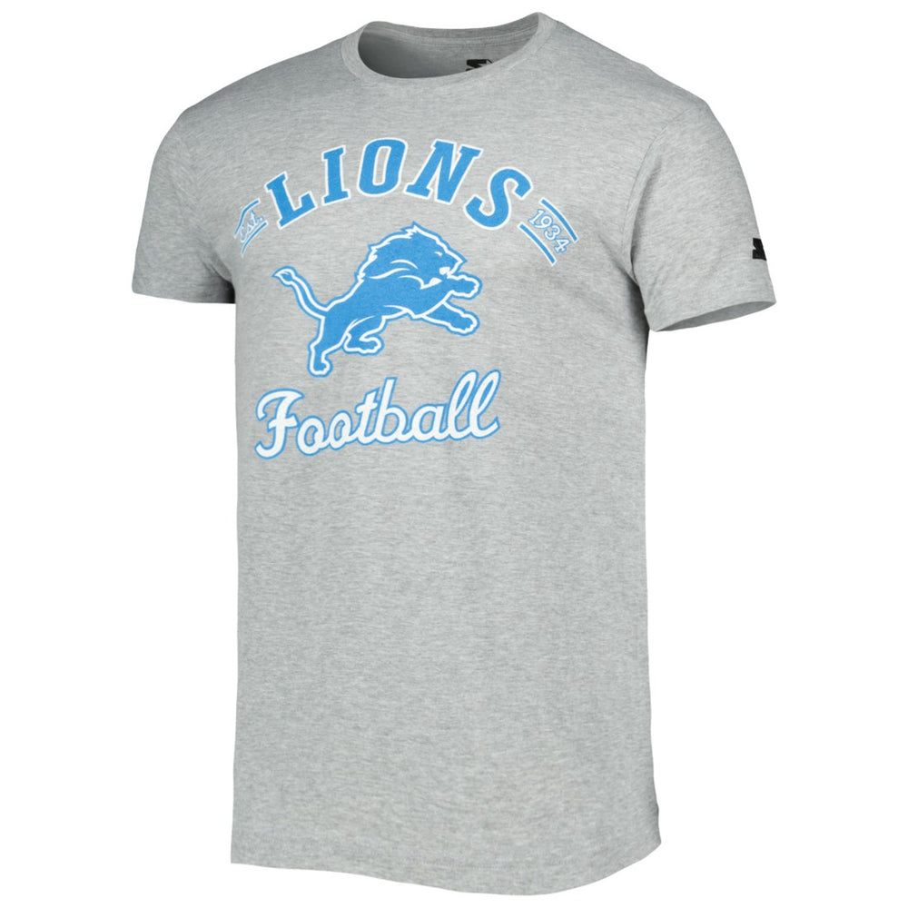 Detroit Lions Starter Prime Time T-Shirt Heathered Gray - NFL