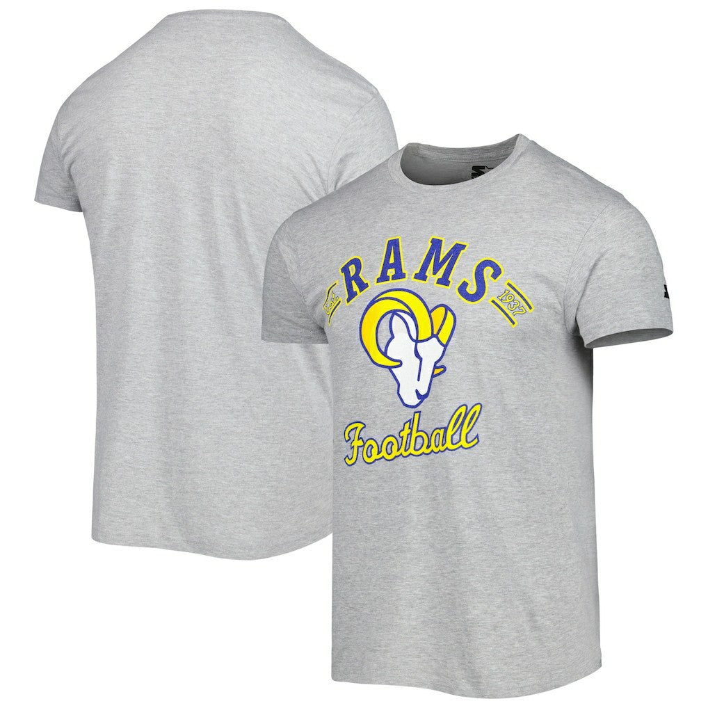 Los Angeles Rams Starter Prime Time T-Shirt Heathered Gray - NFL
