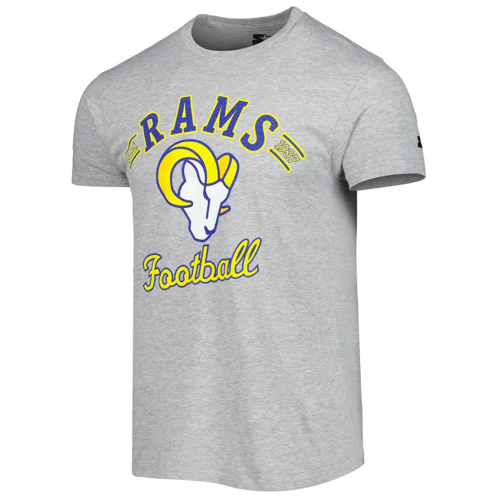 Los Angeles Rams Starter Prime Time T-Shirt Heathered Gray - NFL
