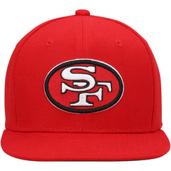 San Francisco 49ers Youth Gridiron Classics Ground Snapback Hat Scarlet - Mitchell & Ness
