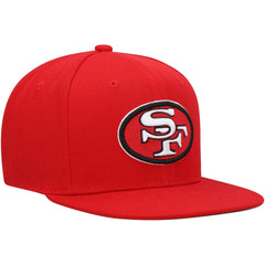 San Francisco 49ers Youth Gridiron Classics Ground Snapback Hat Scarlet - Mitchell & Ness