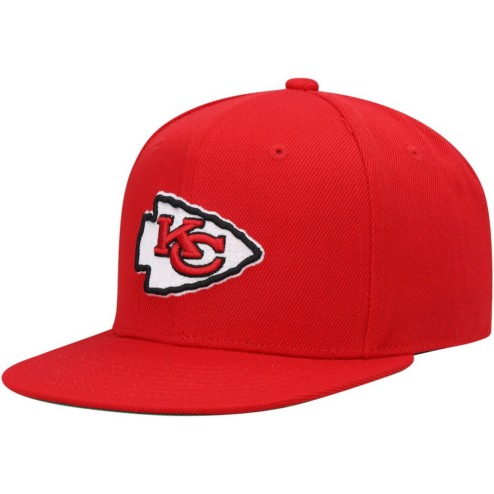 Kansas City Chiefs Youth Gridiron Classics Ground Snapback Hat Red - Mitchell & Ness