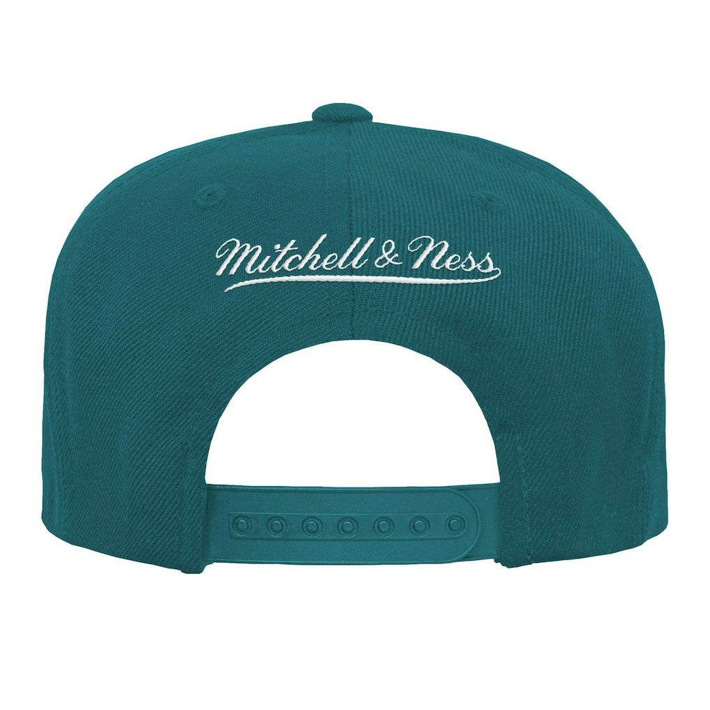Miami Dolphins Youth Gridiron Classics Ground Snapback Hat Aqua - Mitchell & Ness