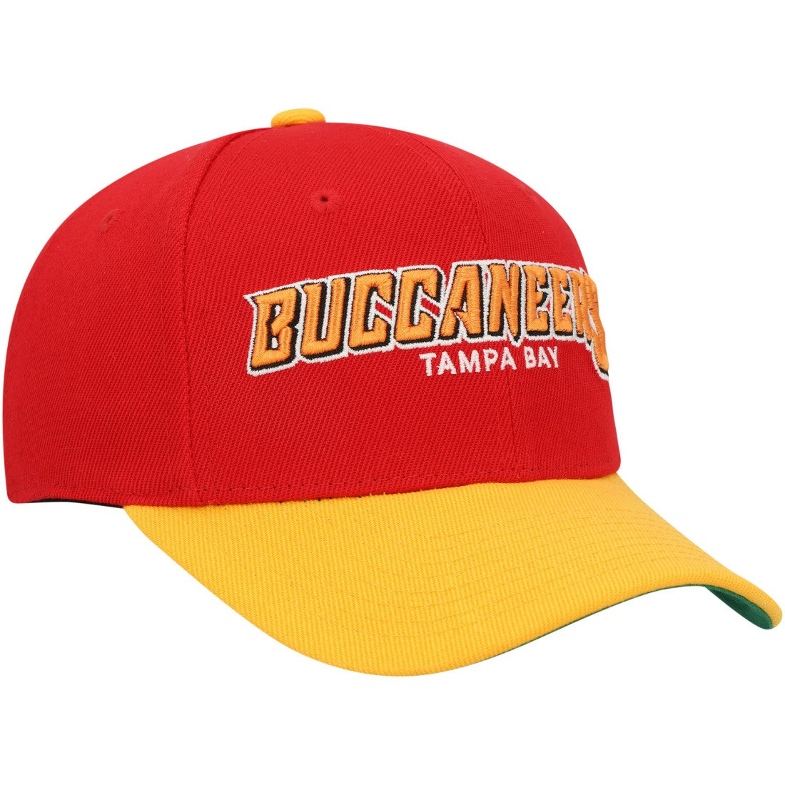Tampa Bay Buccaneers Youth Shredder Adjustable Hat Red/Yellow - Mitchell & Ness