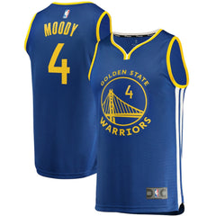 Fanatics - Moses Moody Golden State Warriors Fast Break Replica Jersey - Icon Editi- Royal