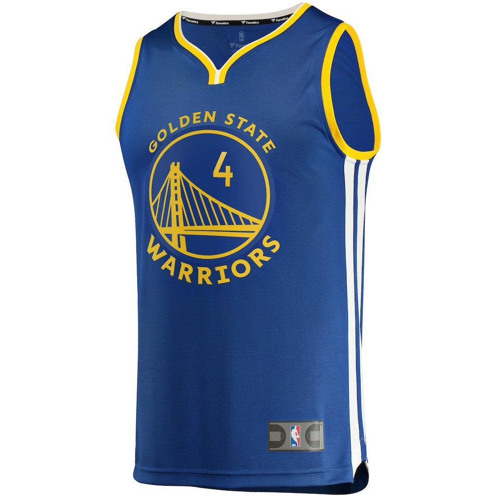 Fanatics - Moses Moody Golden State Warriors Fast Break Replica Jersey - Icon Editi- Royal