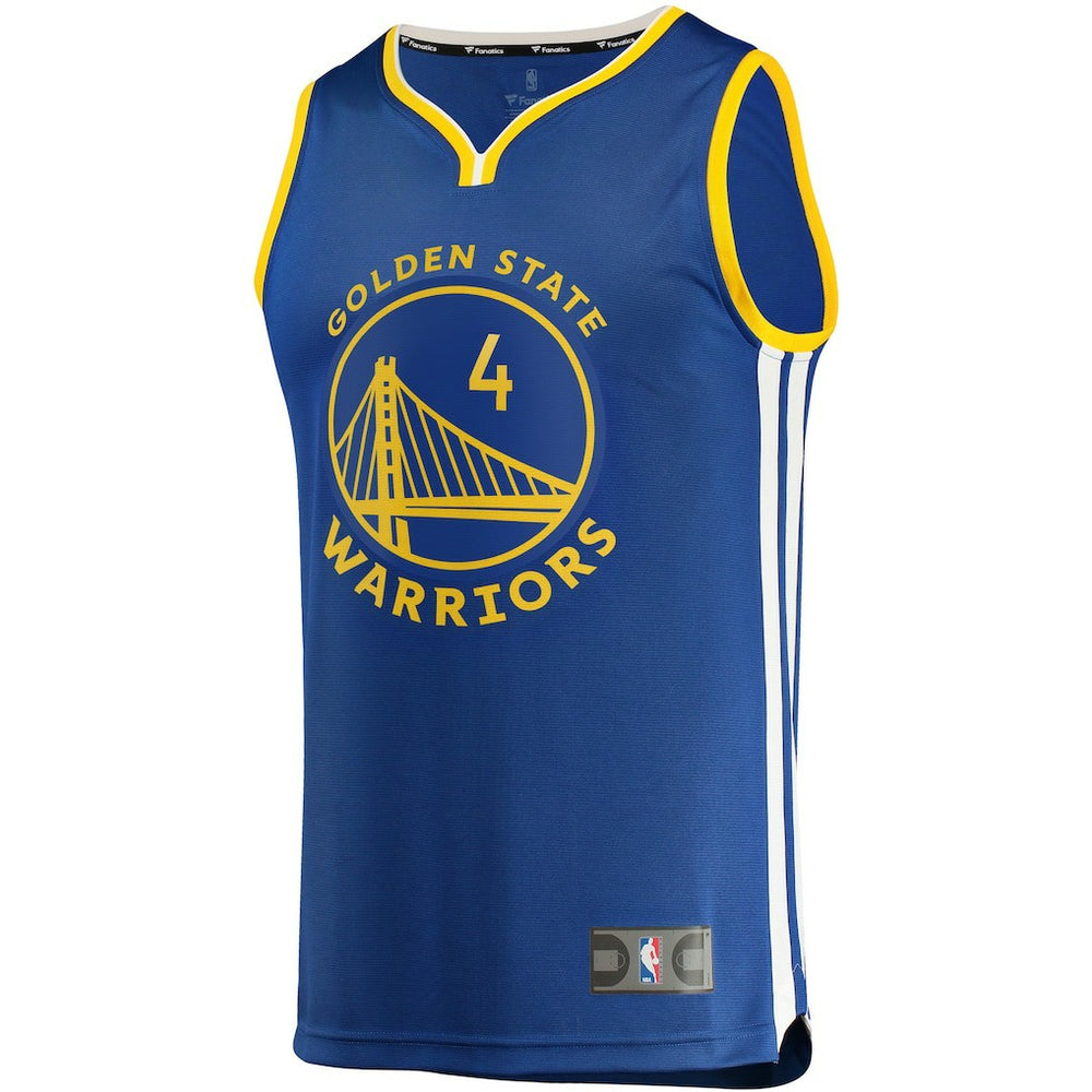 Fanatics - Moses Moody Golden State Warriors Fast Break Replica Jersey - Icon Editi- Royal