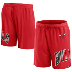 Fanatics - Chicago Bulls Free Throw Mesh Shorts - Red