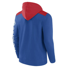 Fanatics - Philadelphia 76ers Skyhook Colorblock Full-Zip Hoodie - Royal/Red