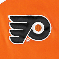 Philadelphia Flyers - Tommy Hilfiger Women's Staci Half-Zip Windbreaker Jacket Orange/Black
