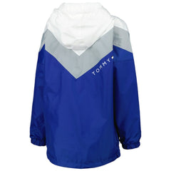 Tampa Bay Lightning - Tommy Hilfiger Women's Staci Half-Zip Windbreaker Jacket Blue/Silver