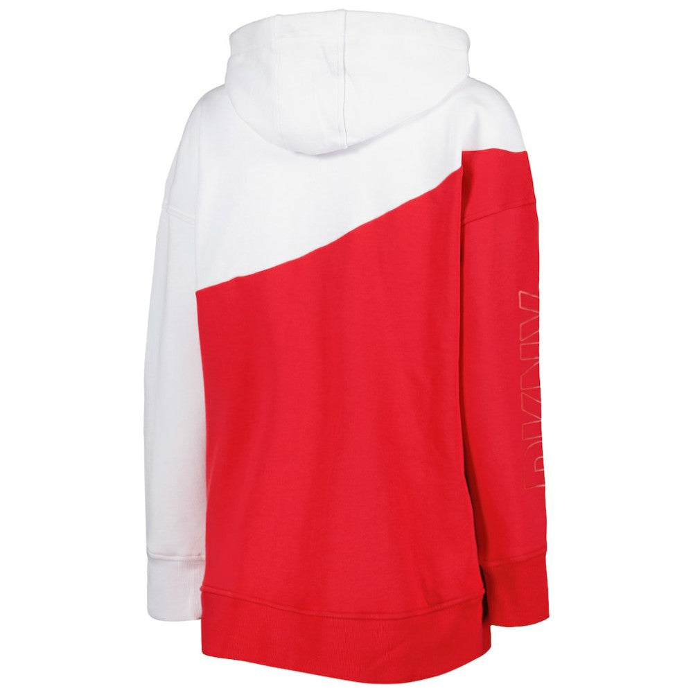 Washington Capitals DKNY Sport Women's Gina Full-Zip Hoodie Red/White