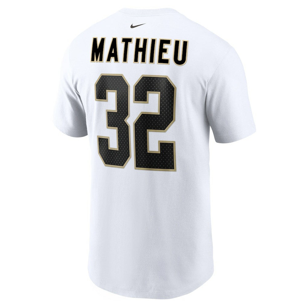 Tyrann Mathieu New Orleans Saints Player Name & Number T-Shirt White - Nike